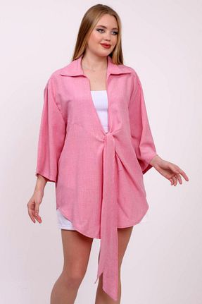 کیمونو و کافتان صورتی زنانه پنبه ای MissKybele - کد 854428224