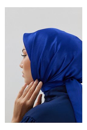 روسری سرمه ای شیفون Silk Home - کد 823604376