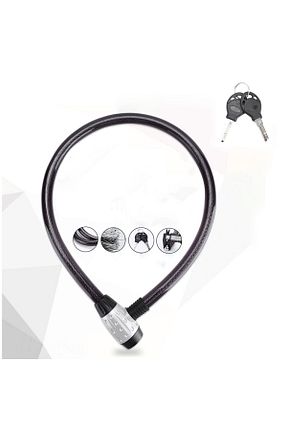 قفل دوچرخه مشکی SARİSSA BİSİKLET - کد 854436572