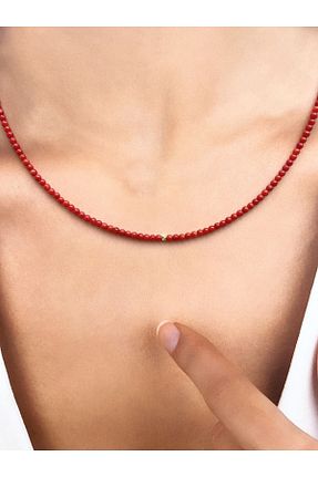 گردنبند طلا قرمز زنانه 14 عیار Rupen Kraft - کد 339639160