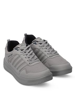 کفش اسنیکر طوسی مردانه بند دار Slazenger - کد 854600838