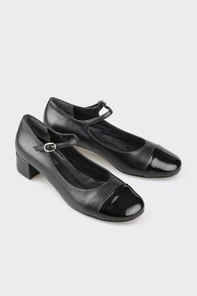 کفش کژوال مشکی زنانه چرم خالص Elle - کد 854623892