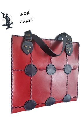 کیف دستی قرمز زنانه سایز متوسط Tasarım - کد 854654437