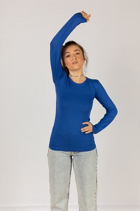 بادی سرمه ای زنانه یقه ماهیگیر Nacar - کد 75401678