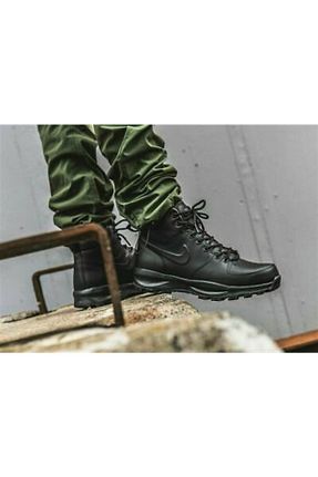 بوت / نیم بوت مشکی مردانه چرم خالص Nike - کد 175936323