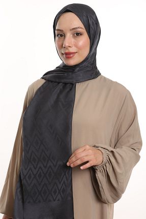 روسری طوسی شیفون m moon scarf - کد 847353521