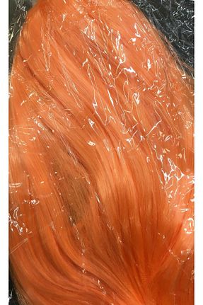 کلاه گیس نارنجی زنانه moysahşap - کد 839634840