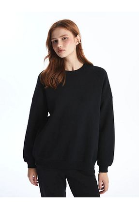 سوئیشرت سبز زنانه ساده LC Waikiki - کد 854721217