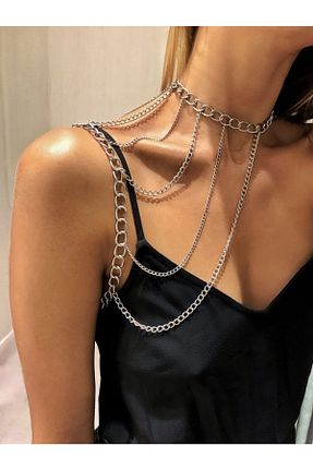 گردنبند جواهر زنانه فلزی Nishstyle - کد 84695630