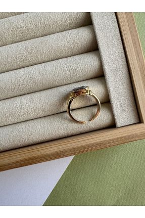 انگشتر جواهر سرمه ای زنانه زیرکن ringbox - کد 839344267