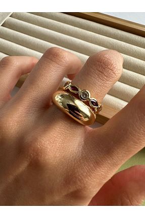 انگشتر جواهر طلائی زنانه زیرکن ringbox - کد 819645518