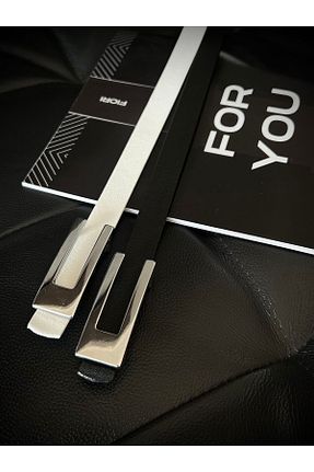 کمربند مشکی زنانه چرم مصنوعی Fiori - کد 807908176