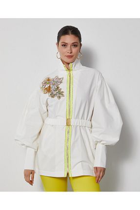 کاپشن نباتی زنانه رگولار Serpil - کد 713590227