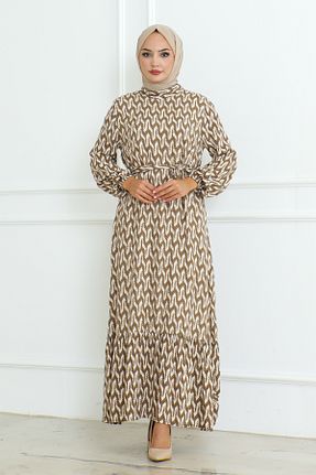 لباس حجاب قهوه ای زنانه Relaxed MSK Fashion - کد 854399660