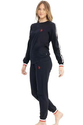 ست لباس راحتی سرمه ای زنانه ساده U.S. Polo Assn. - کد 854412792