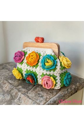 کیف دستی نباتی زنانه سایز متوسط Satürn Hobi - کد 854413491