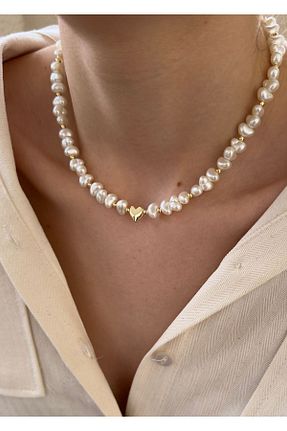 گردنبند جواهر رنگی زنانه برنجی takıtarzım - کد 806458884