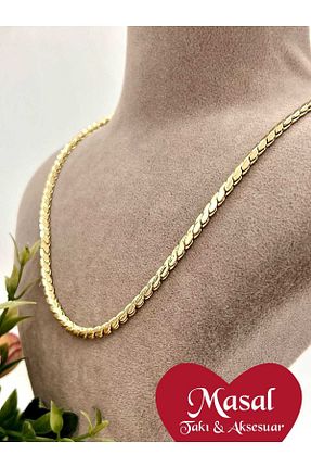 گردنبند استیل ( فولاد ) طلائی زنانه استیل (فولاد) XUPING JEWELRY - کد 835735328