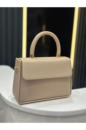 کیف دوشی بژ زنانه چرم مصنوعی Night - کد 853845102