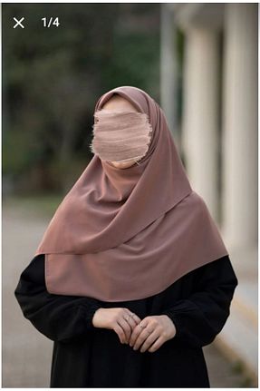 شال نارنجی زنانه Medine İpeği Nilbutik - کد 854551844