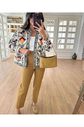 کت بژ زنانه اسلیم NunuButik - کد 832873491