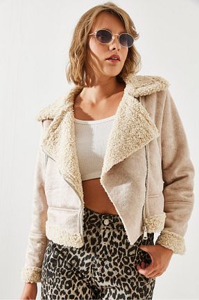 کاپشن بژ زنانه رگولار Bianco Lucci - کد 854653557