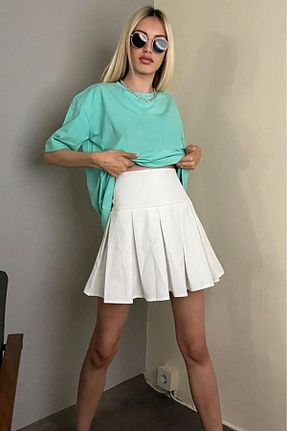 تیشرت سبز زنانه اورسایز Tight Lady - کد 854656425