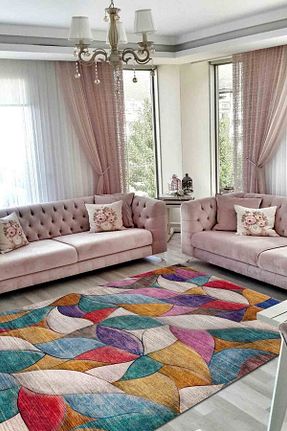 فرش رنگی زیره ضد لغزش AIDA HOME - کد 854654828