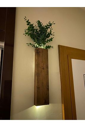 محصول دکوراسیون دیوار قهوه ای چوب ViraHome - کد 816781167