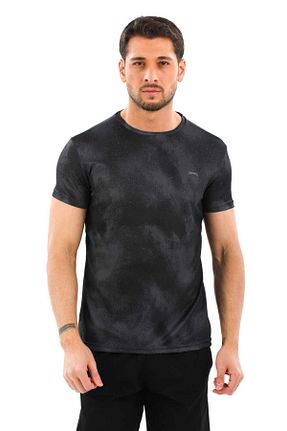 تیشرت اسپرت مشکی مردانه رگولار Slazenger - کد 852989842