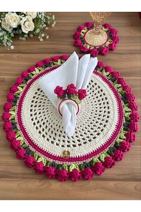 سرویس آمریکائی صورتی گرد El örgüsü - کد 854678214