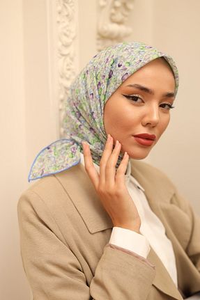 روسری بنفش %100 پنبه Silk Home - کد 854693490