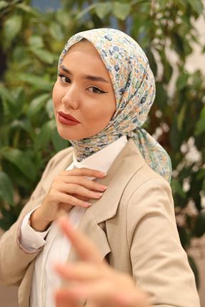 روسری سبز %100 پنبه Silk Home - کد 854693529