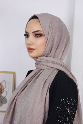 شال طوسی زنانه پنبه (نخی) کد 694794572