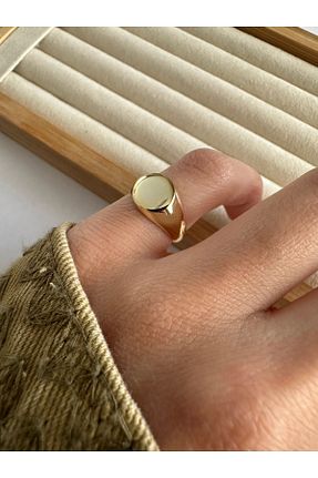 انگشتر جواهر طلائی زنانه روکش طلا ringbox - کد 823371708