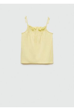 تیشرت زرد بچه گانه رگولار MANGO Kids - کد 824219817
