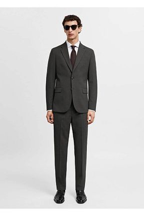 پیراهن آبی مردانه رگولار MANGO Man - کد 788742720