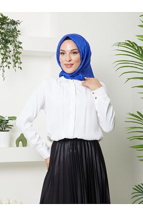 روسری آبی پنبه پلی استر Golden Rose - کد 854823073