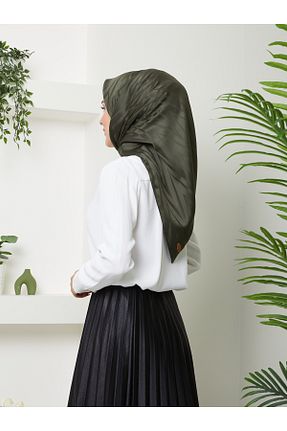 روسری خاکی پنبه پلی استر Golden Rose - کد 854823079