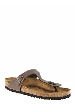 دمپائی قهوه ای زنانه چرم مصنوعی Birkenstock - کد 314522214