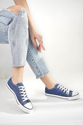 کفش اسنیکر آبی زنانه بند دار StWenn - کد 820582123