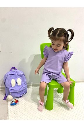 ست نوزادی بنفش بچه گانه پنبه ای ARYA BABY - کد 687132791