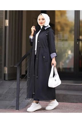 ترنچکت حجاب مشکی زنانه پنبه ای Genel Markalar - کد 313283657