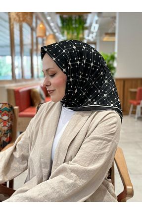 روسری مشکی پنبه ای locella - کد 854861103
