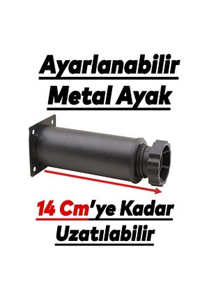 پایه مبل مشکی Badem10 - کد 854880284