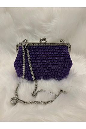 کیف دوشی بنفش زنانه پلی استر Nur Hobi - کد 854885594