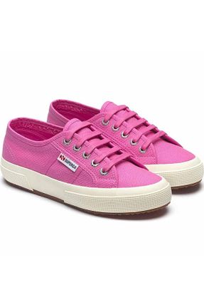 کفش اسنیکر صورتی زنانه بند دار Superga - کد 800202994
