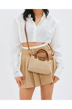 کیف دوشی قهوه ای زنانه چرم مصنوعی OssoBag - کد 776178166