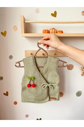 جلیقه سبز بچه گانه دو سینه seraskids - کد 685432567