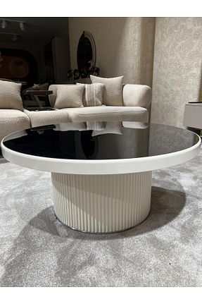 میز جلو مبلی بژ چوب Avem Design - کد 848506624